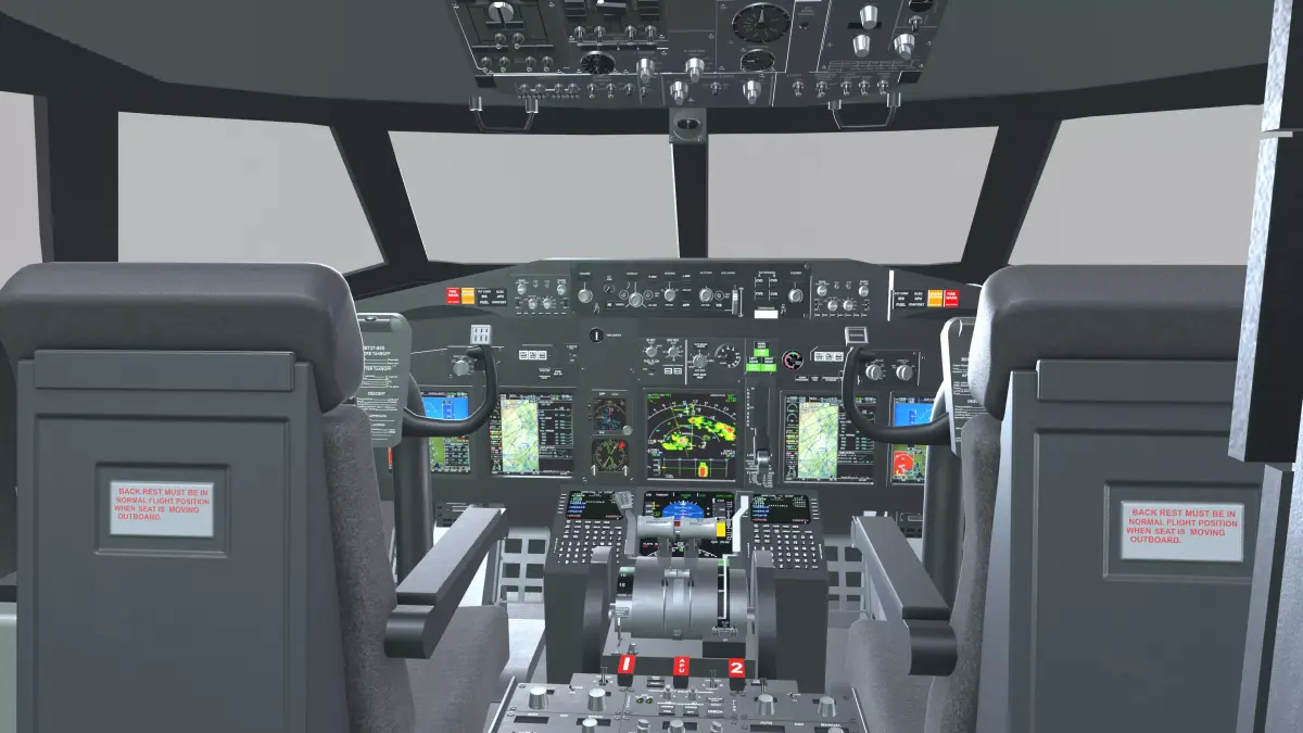 Airplane Cockpit 3D model