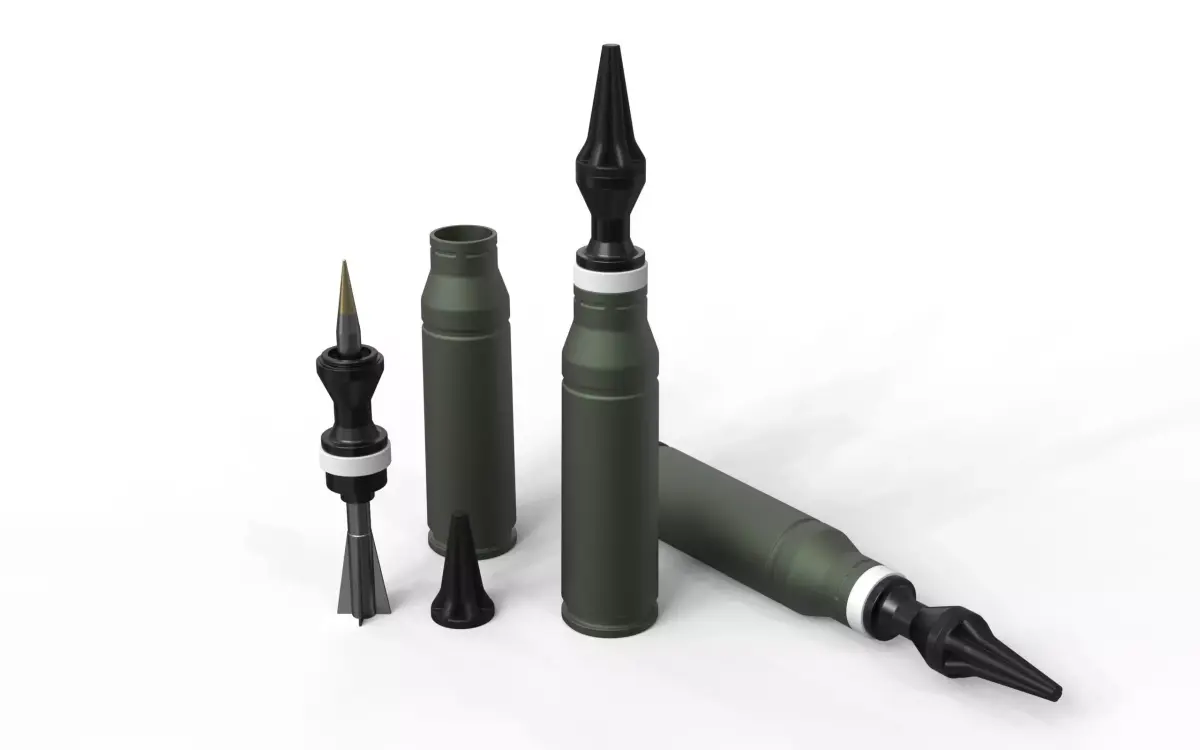 M919 25 mm APFSD-T for the M242 Bushmaster 3D print model