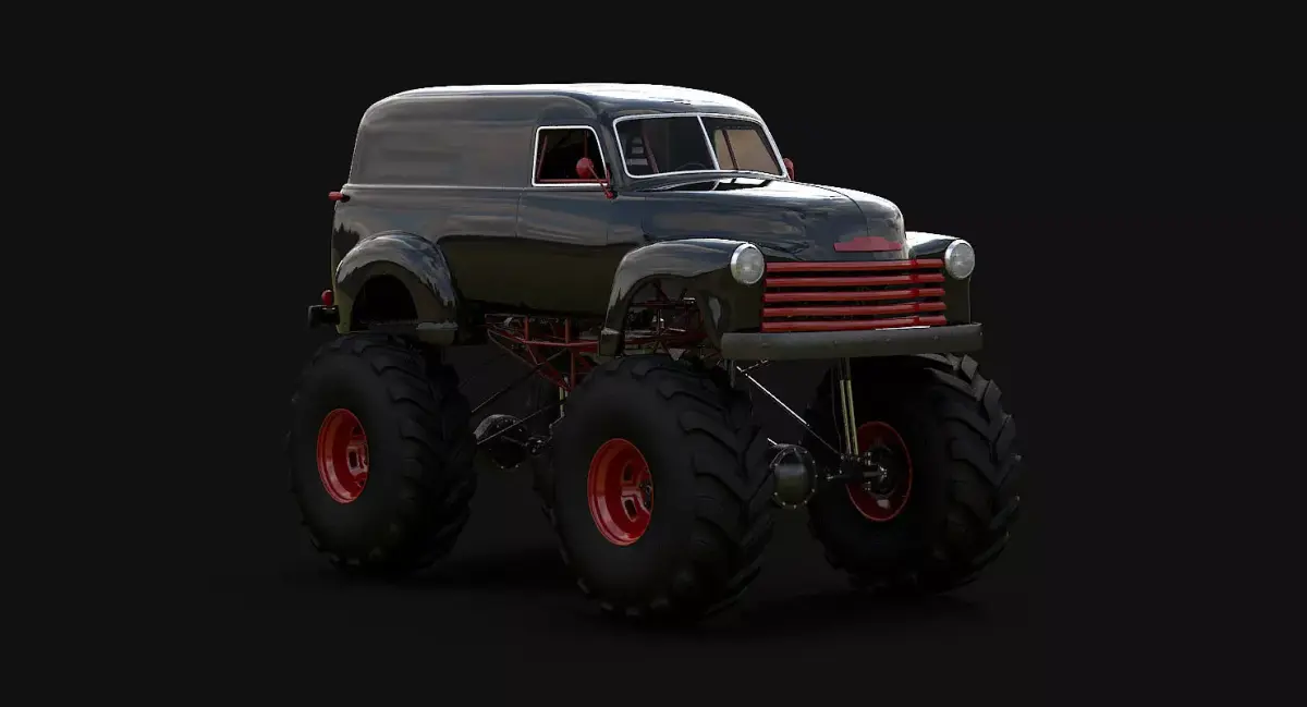 Monster Truck Classic 3D model