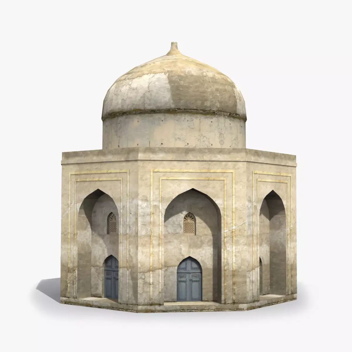 Arab x3 Low-poly 3D model purchase