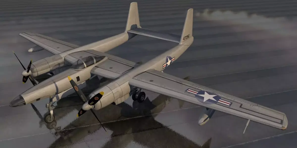 Hughes XF-11 3D model