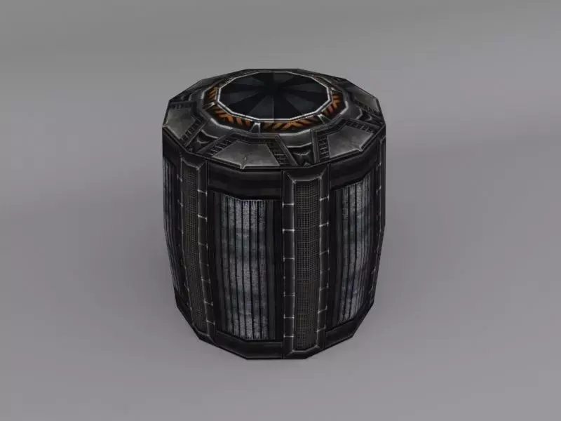 Sci-Fi Barrel Pack Low-poly 3D model purchase