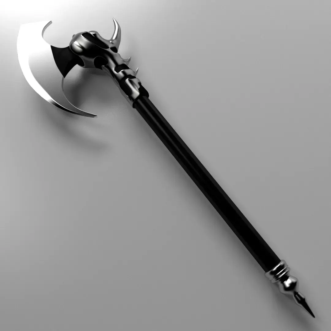 Dragon Battle Axe 3D model