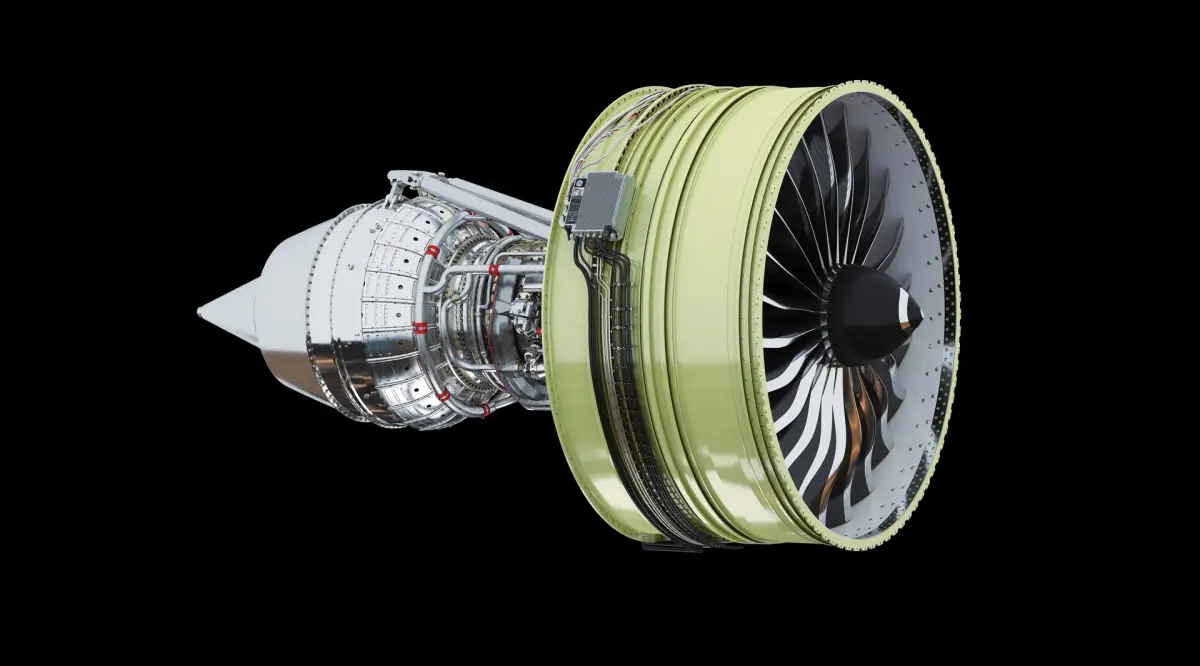 Turbofan Aircraft Engine 3D model