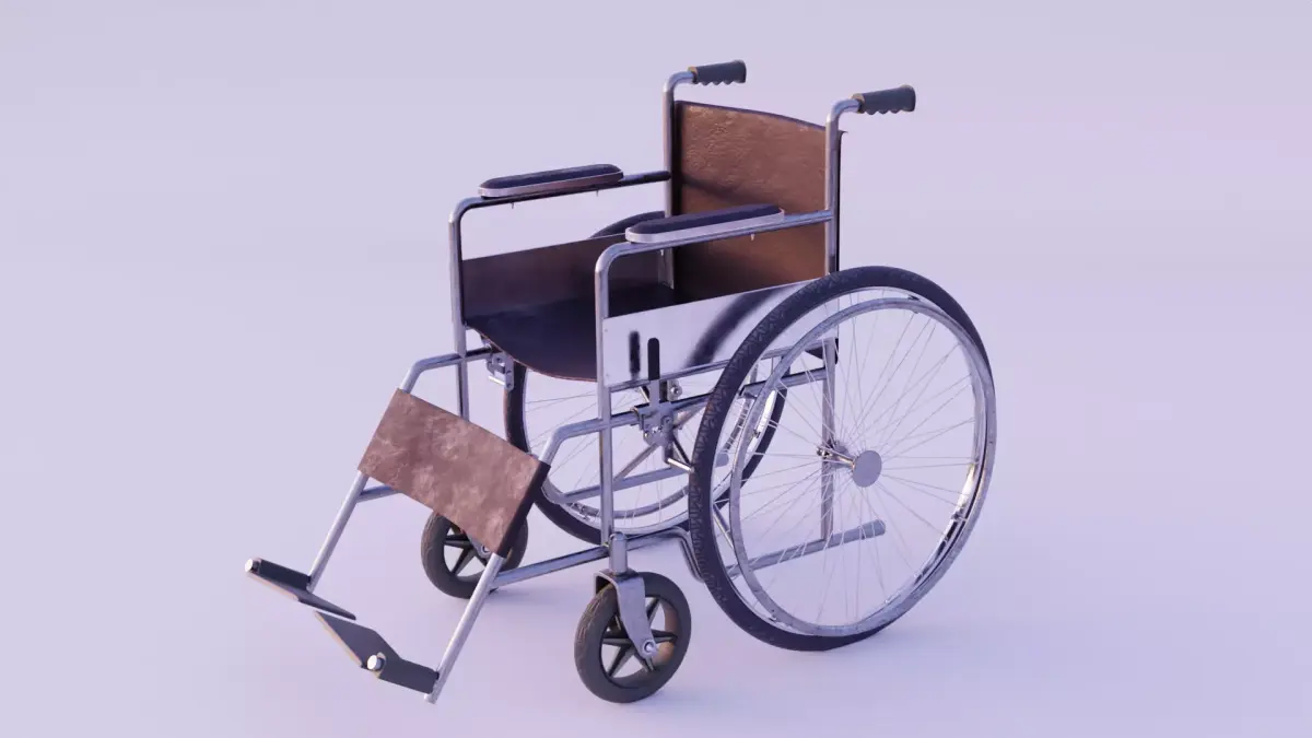 Wheel chair 3D model get