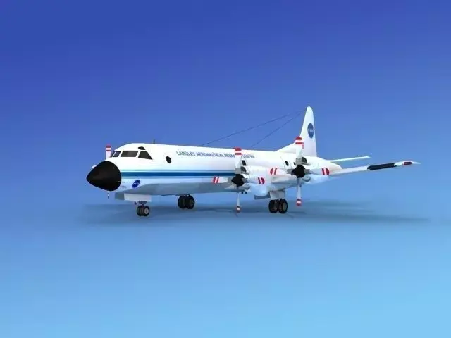 Lockheed P-3 Orion NASA 3D model