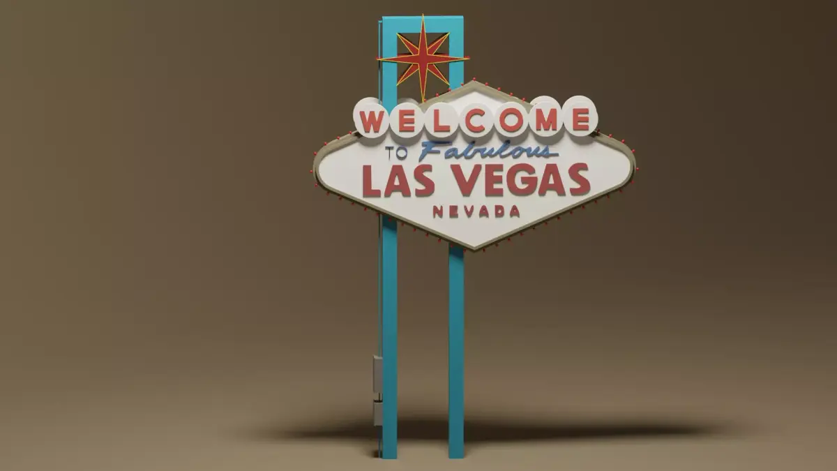 Welcome to Fabulous Las Vegas Sign 3D model