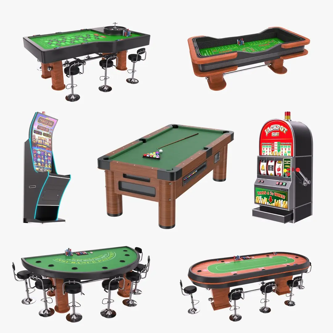 Casino Props Pack 3D model