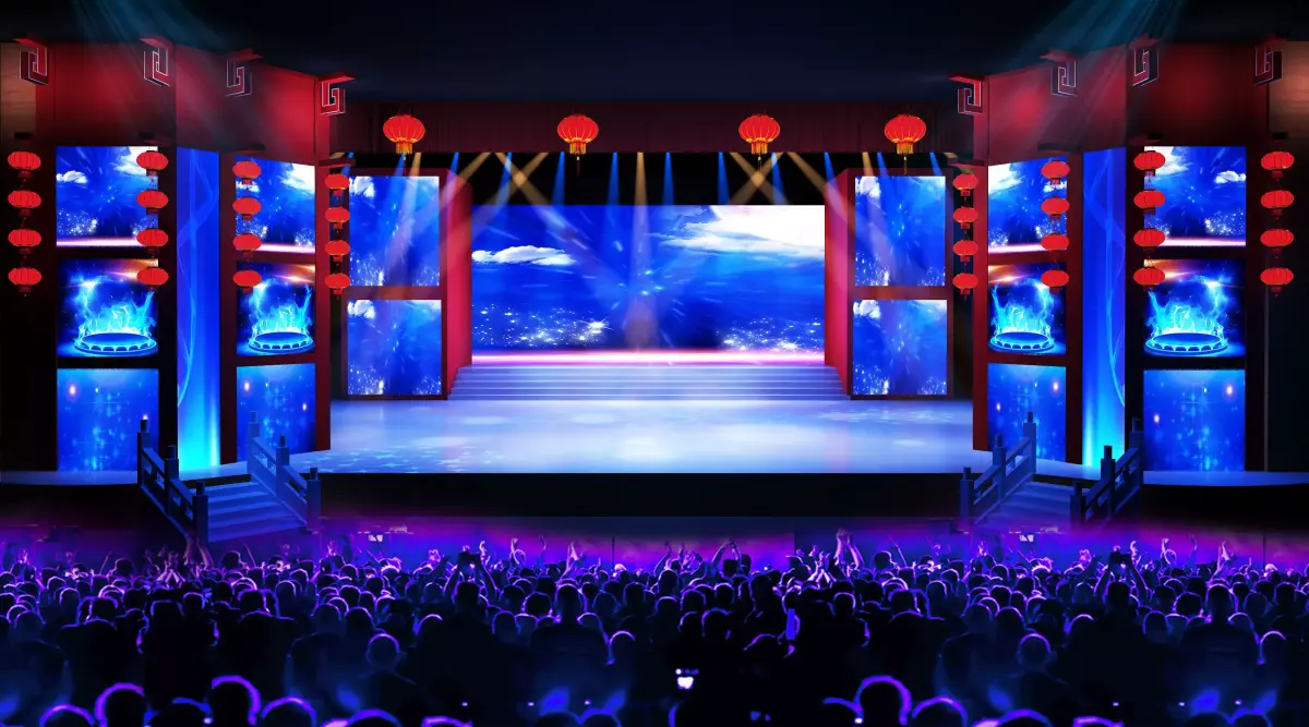 Concert gala stage design 3D model 3D model