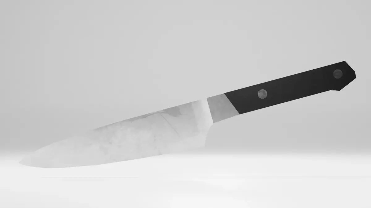 UtilityKnife low poly Low-poly 3D model