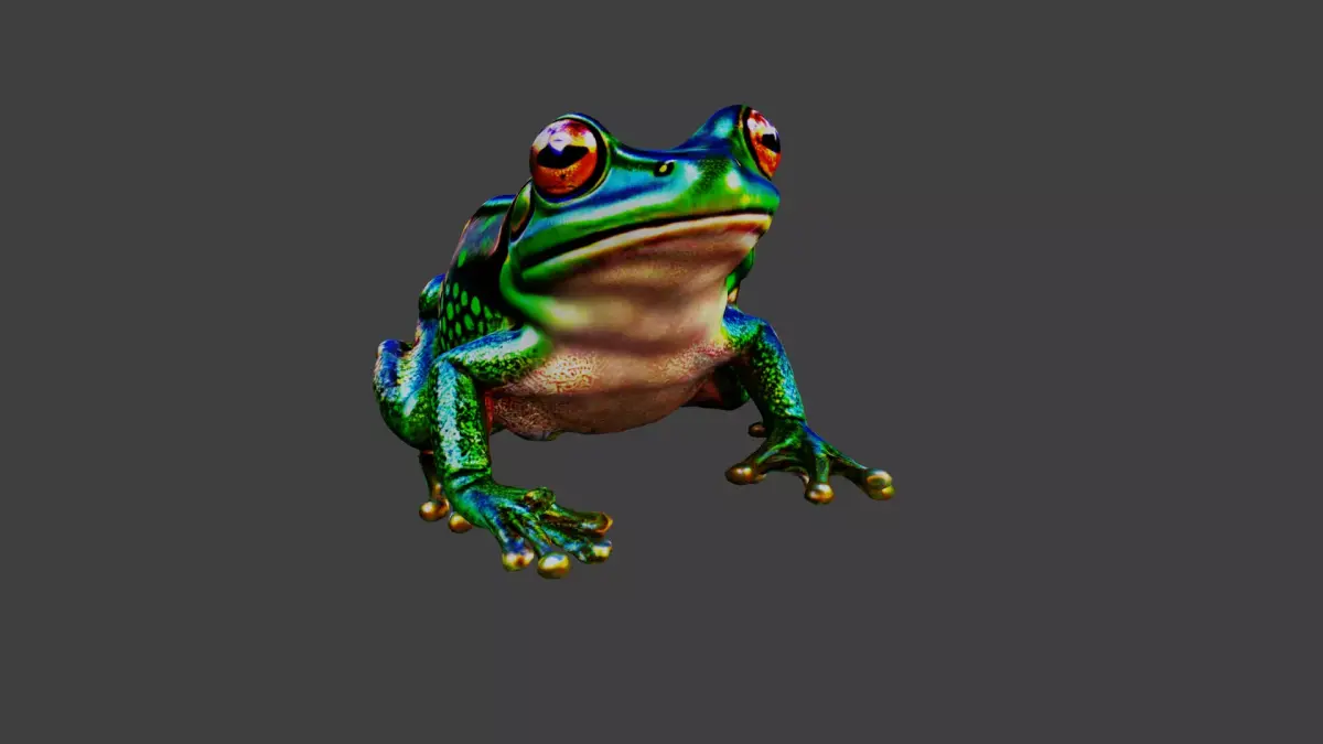Frog Animal Low-poly 3D model buy