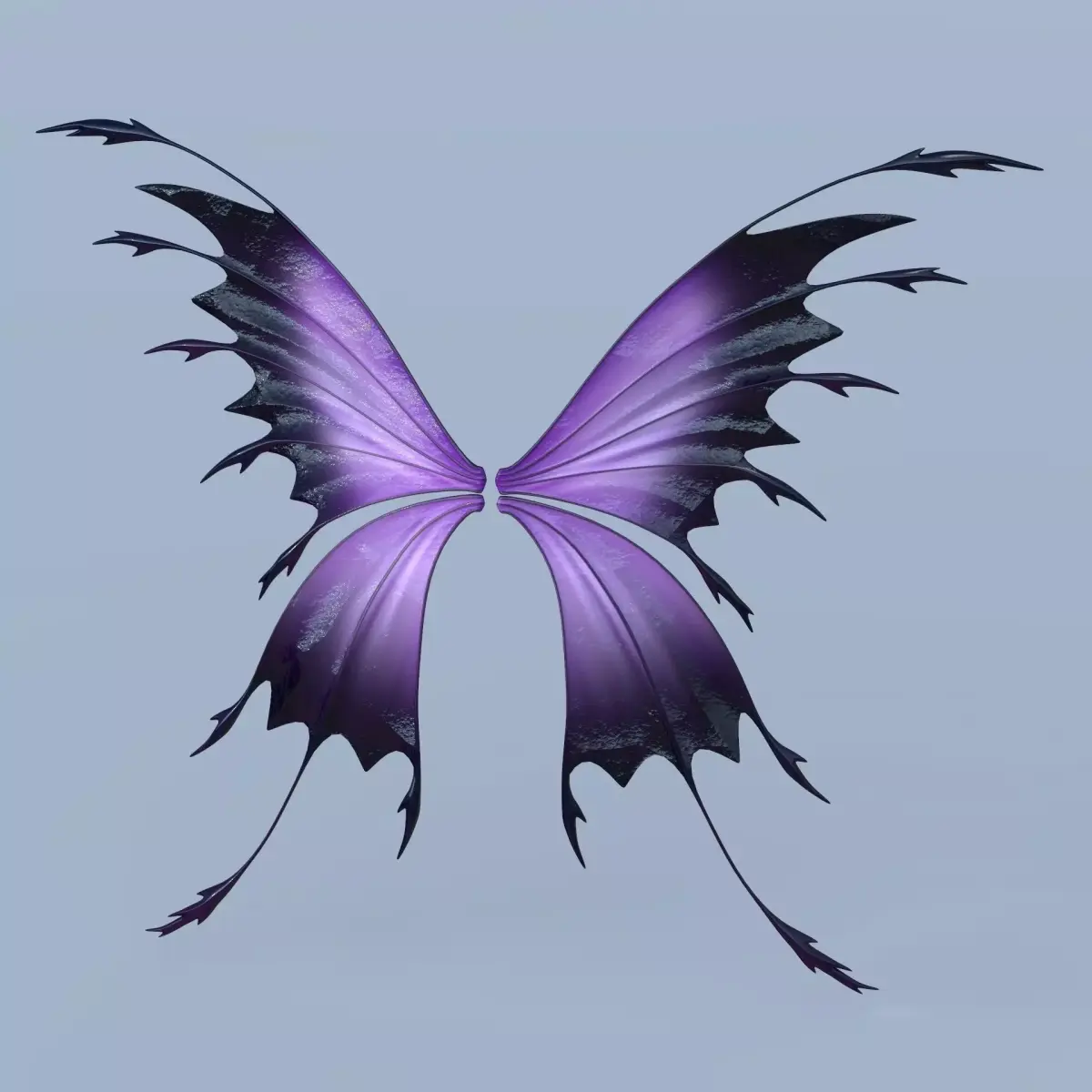Fairy or Butterfly Wings Set C 3D model