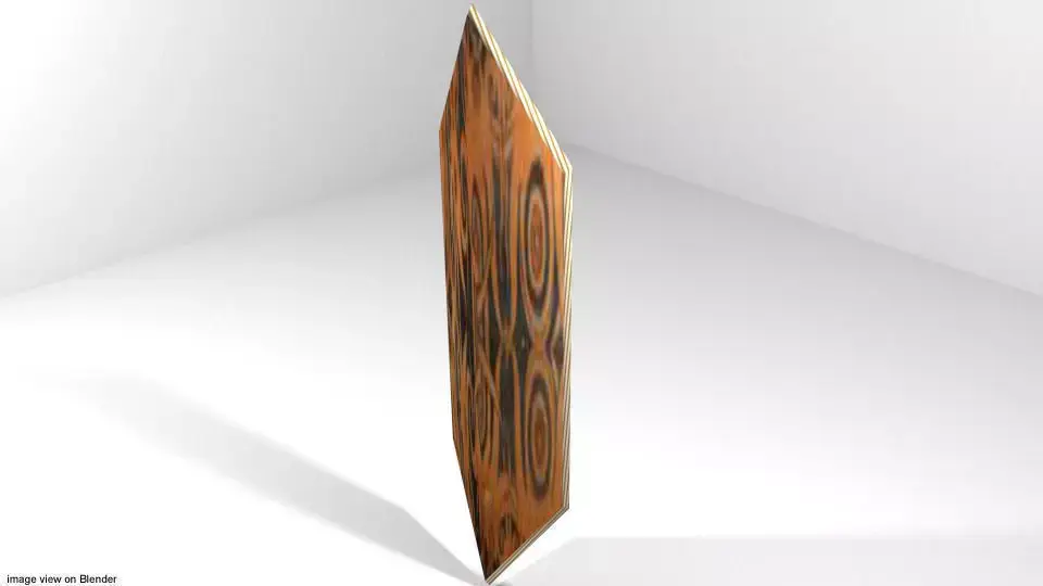 Personal Armor Shield - Native Dayak 3D model