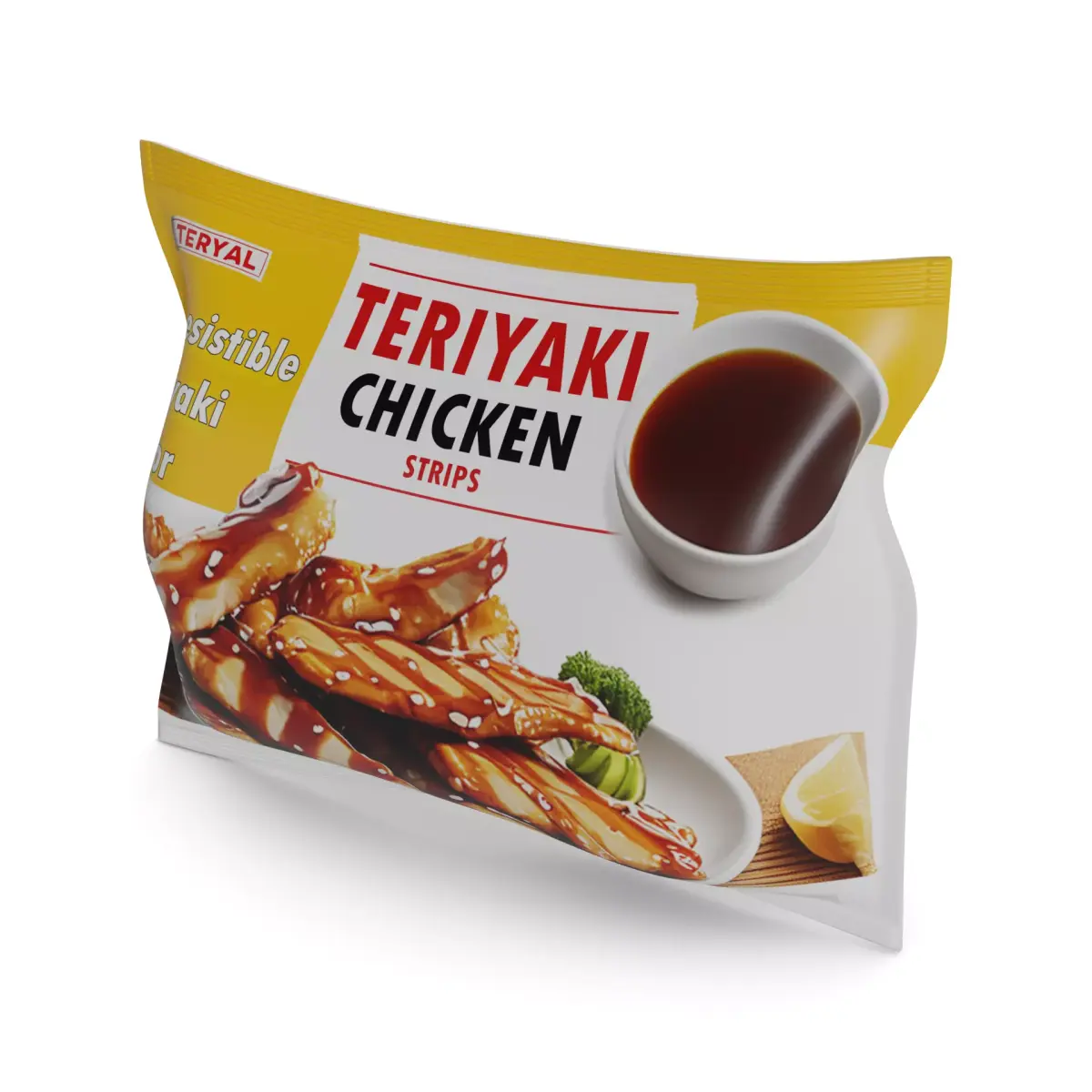 Meat snacks and cabanossi Teriyaki Chicken Strips 3D model