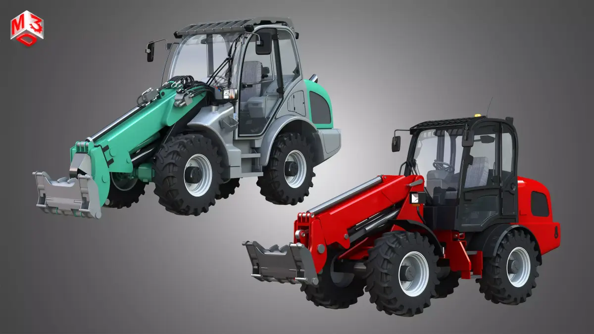 Telescopic Loaders 2 in 1 3D Model Pack