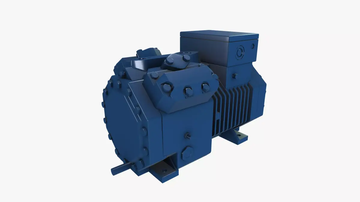 Motor Low-poly 3D model get