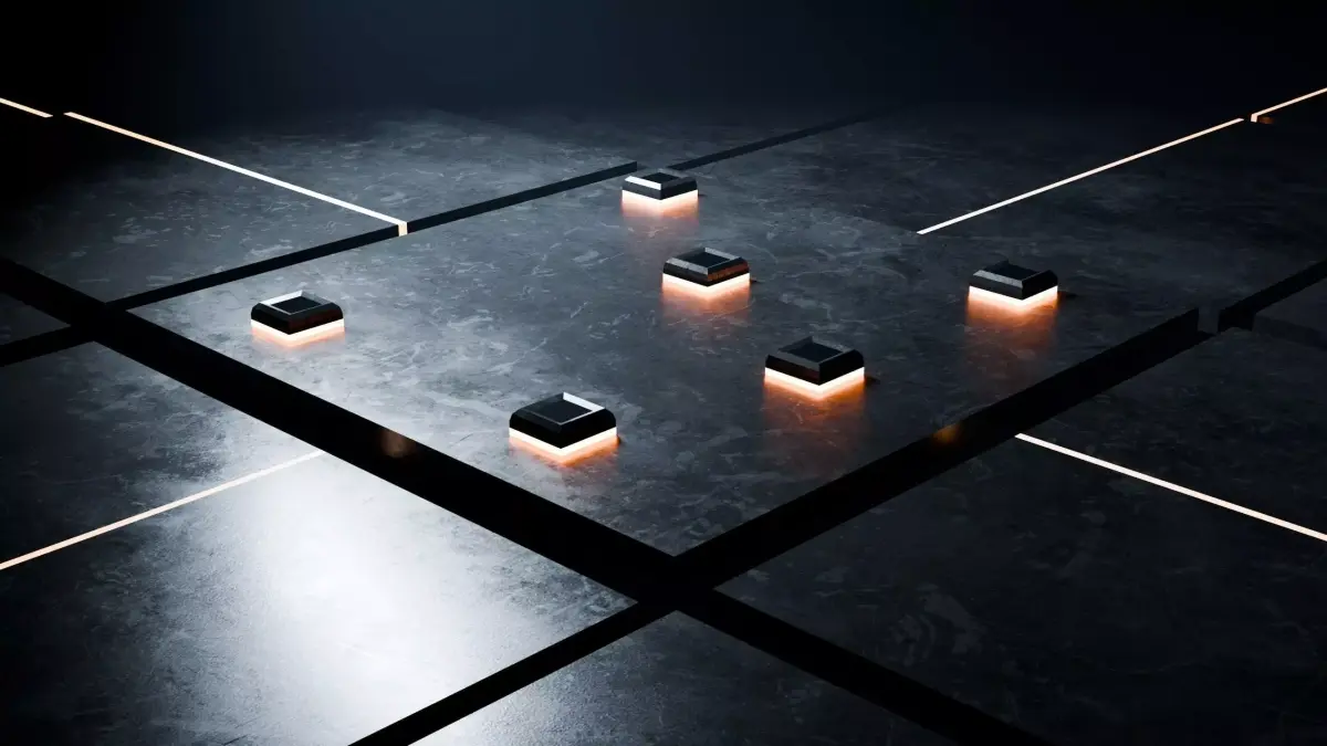 Live Sci-fi Wallpaper - Tron Inspired Environment 3D model