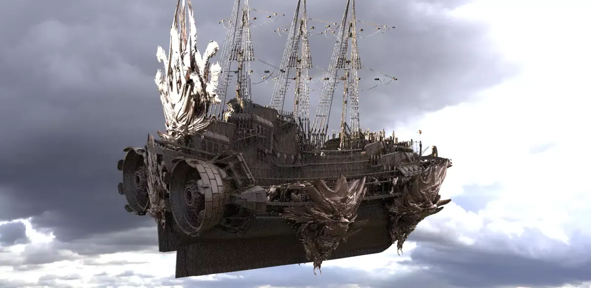Dragon Queens Airship Hull 2 3D model
