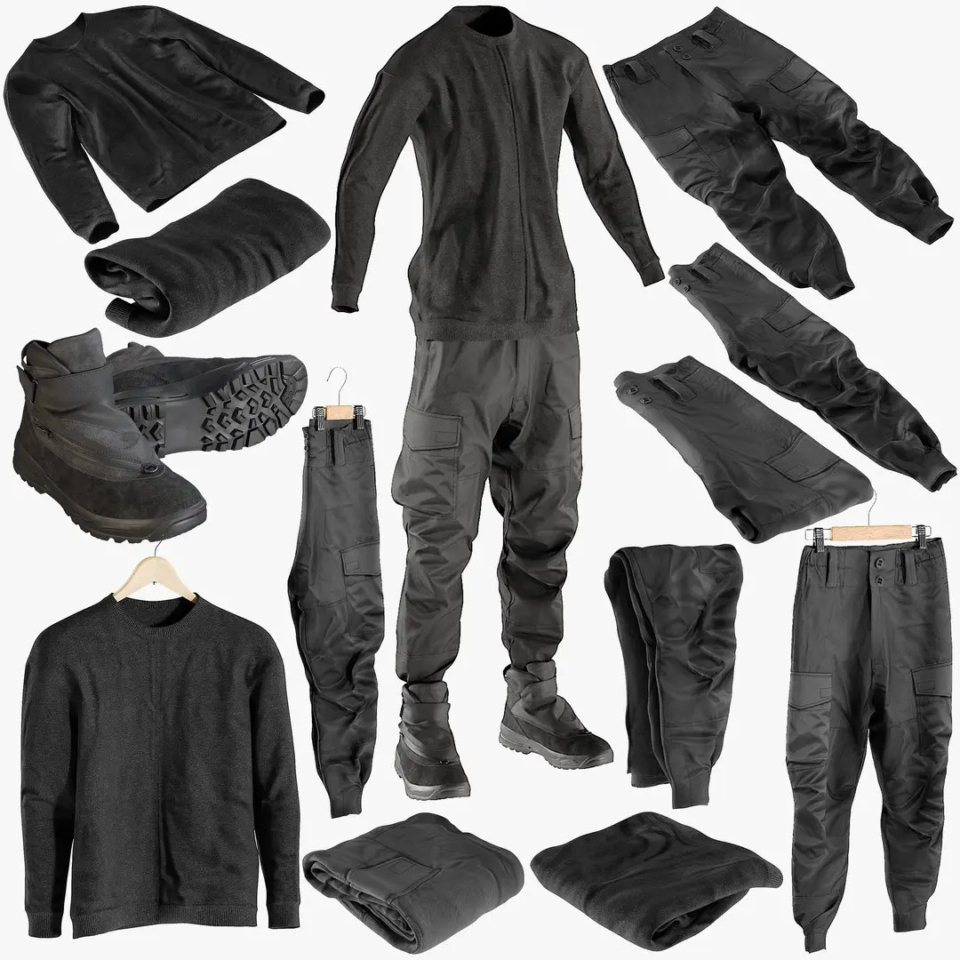 Men's Clothing Collection 2 3D model