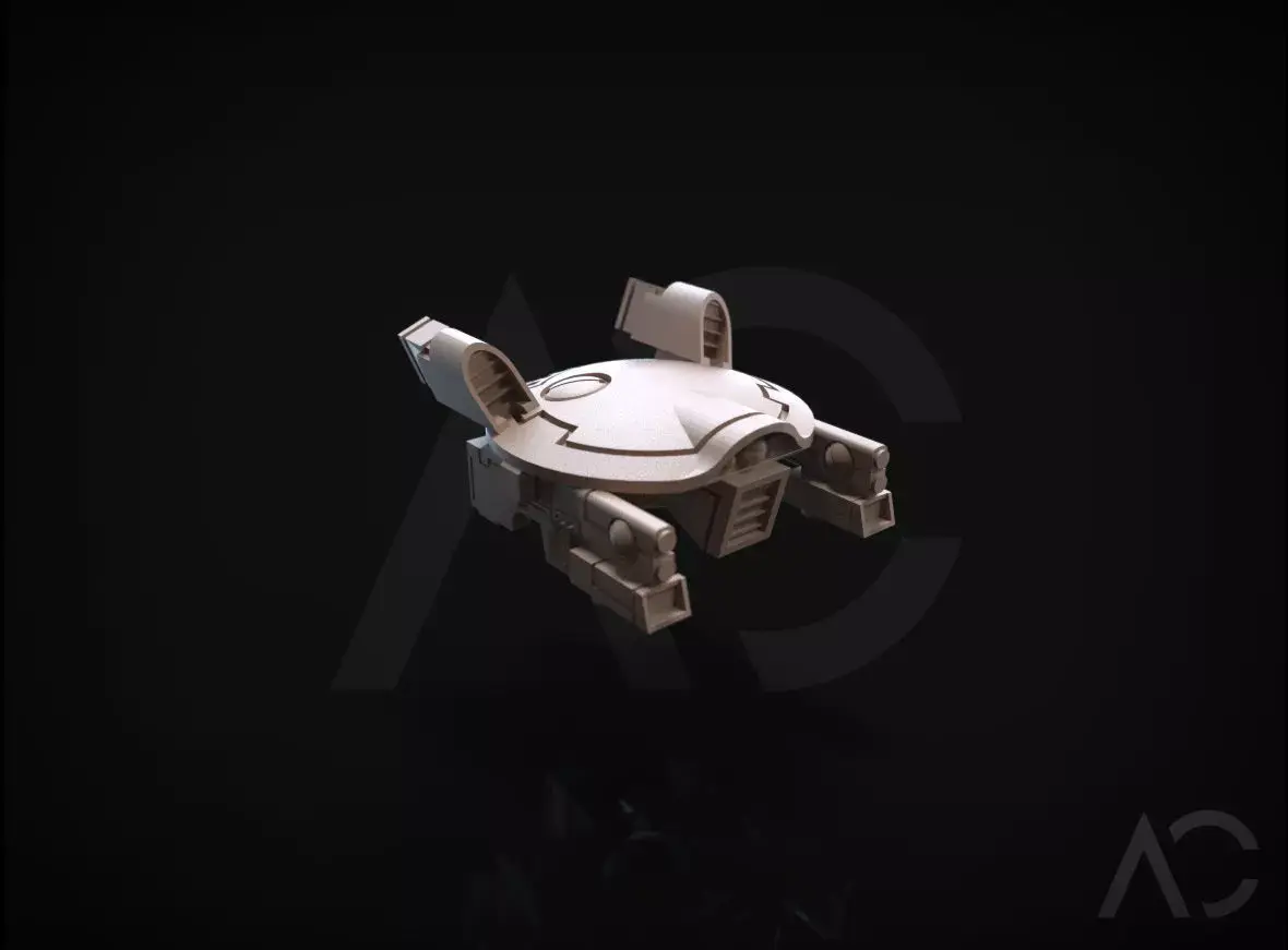 Gun Drone AC Free 3D print model