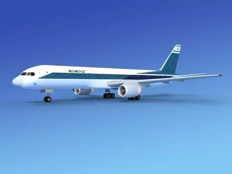 Boeing 757-200 El Al 3D model