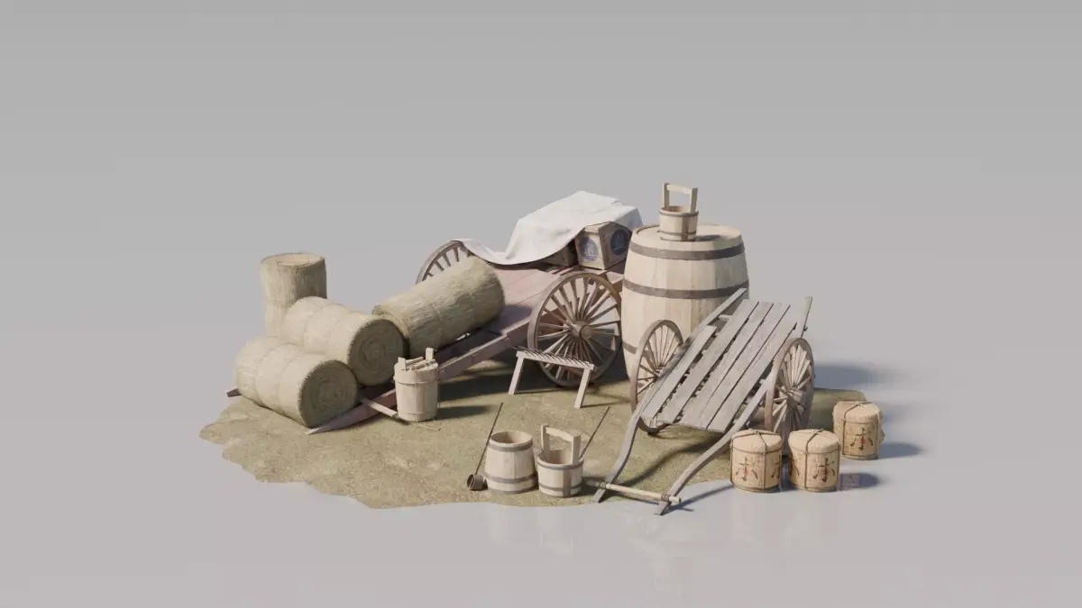 Carts  3D model