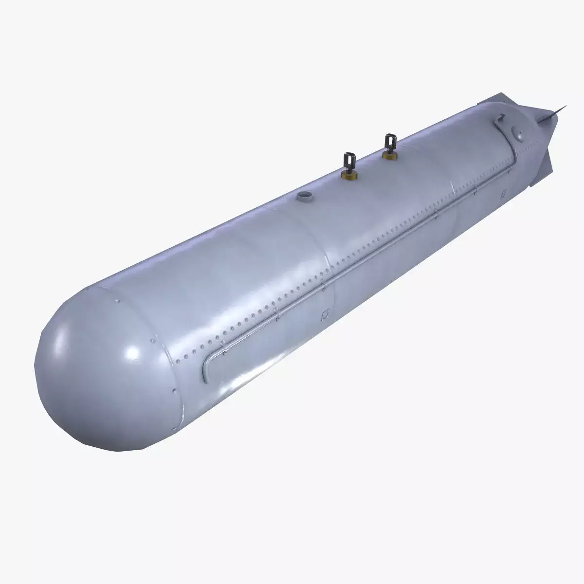 Aircraft External Fuel Tank Low-poly 3D model