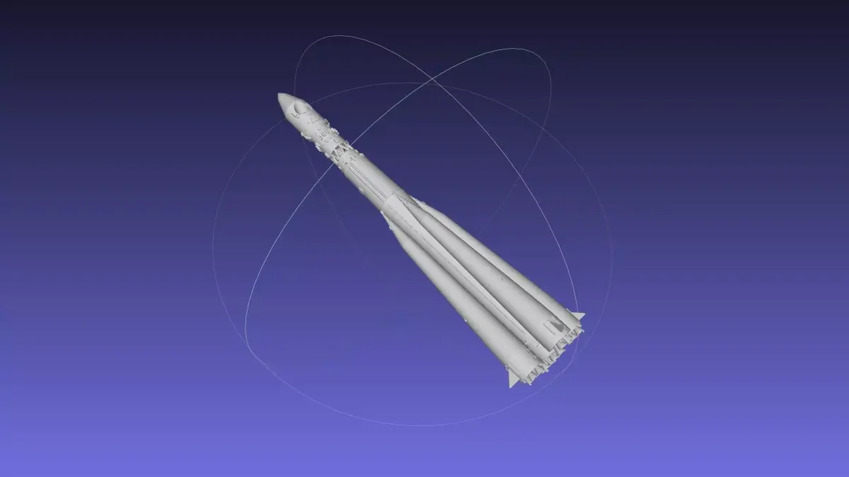 Vostok K Rocket Model 3D print model