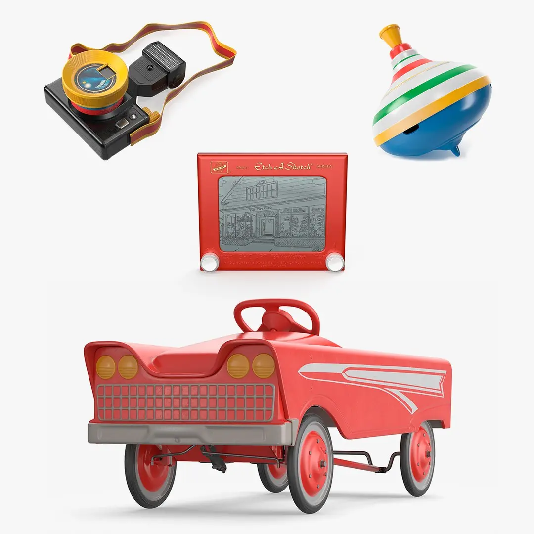 Vintage Toys Collection 2 3D model