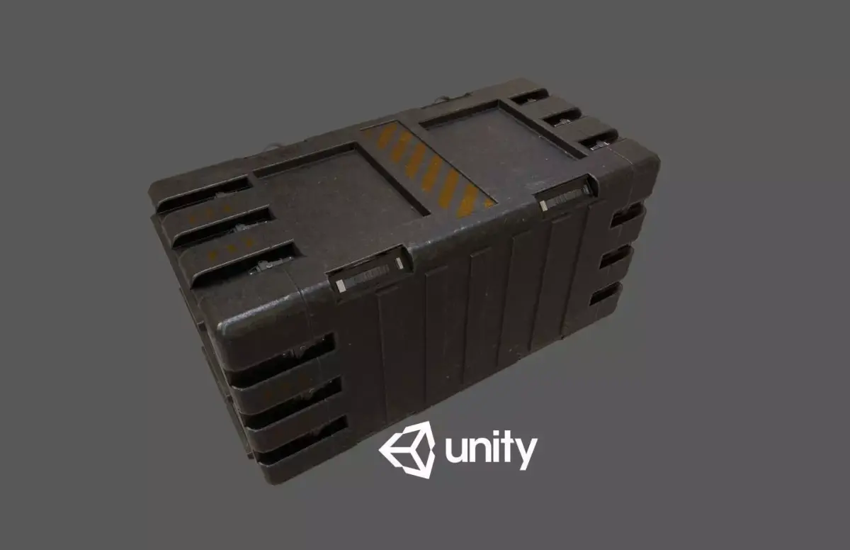 Sci-Fi Crete Low-poly 3D model