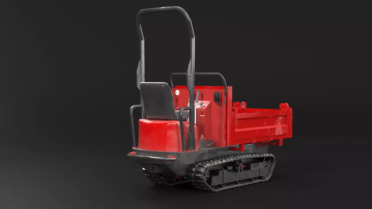 Yanmar C-12R Compact Tracked Carrier 3D model