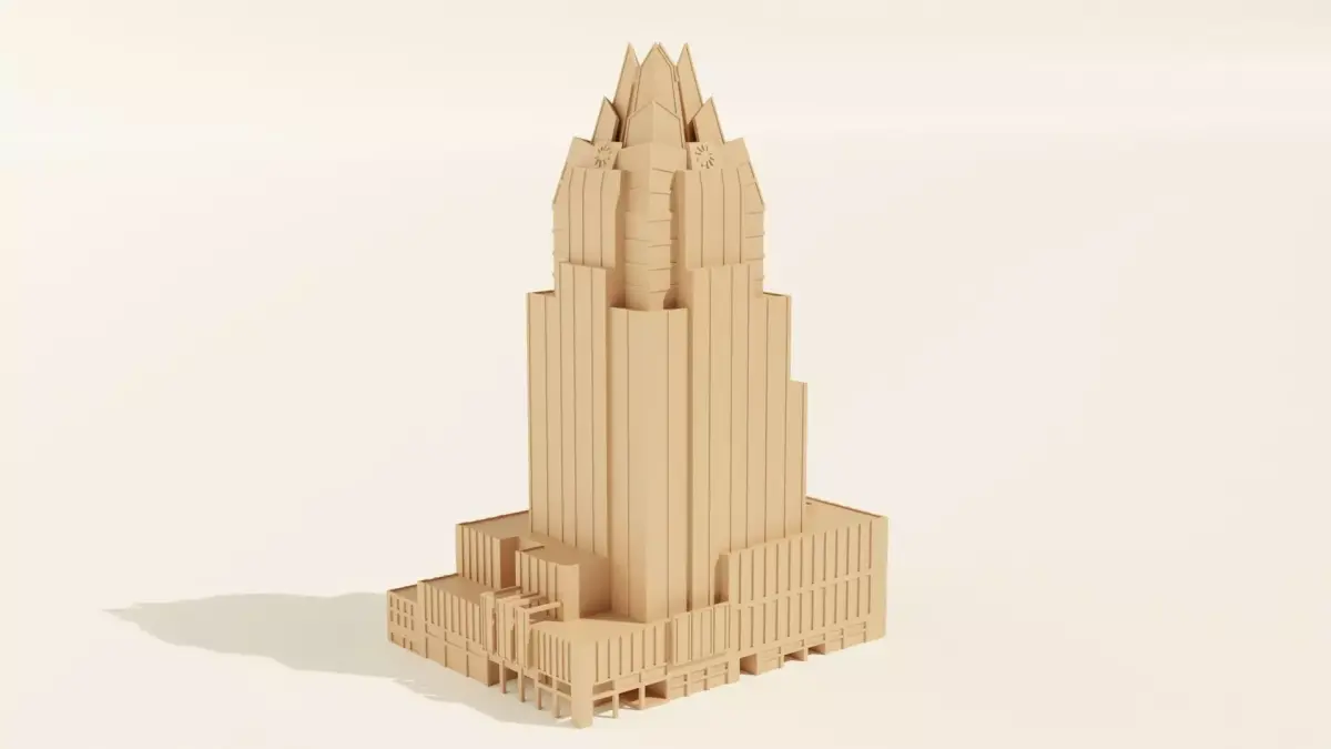 Frost bank tower 3D print model purchase