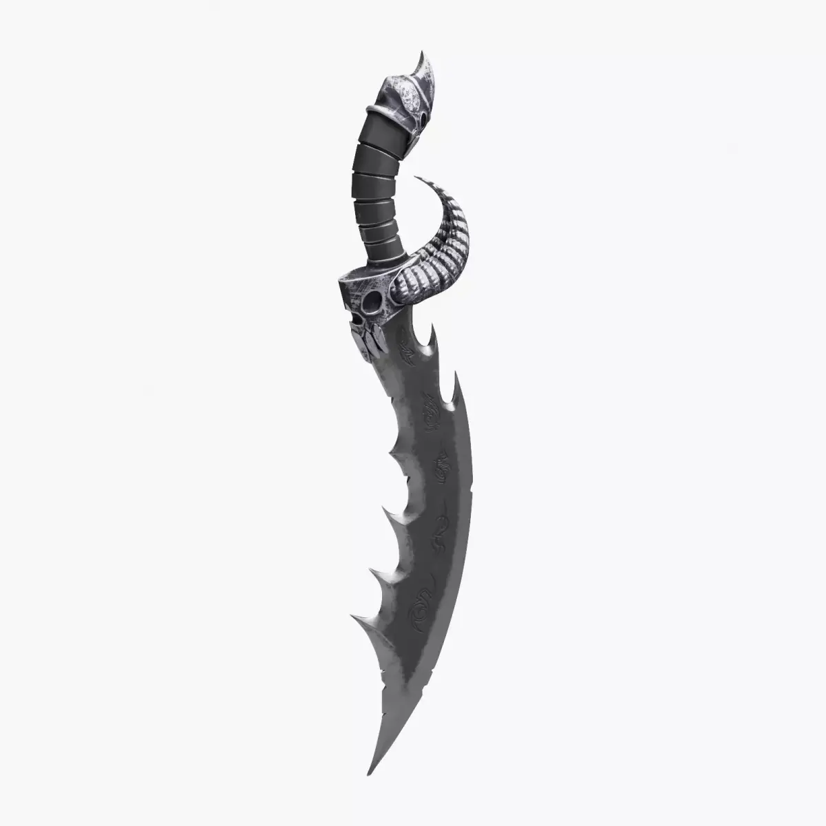 Antique Steel Sword 3D model