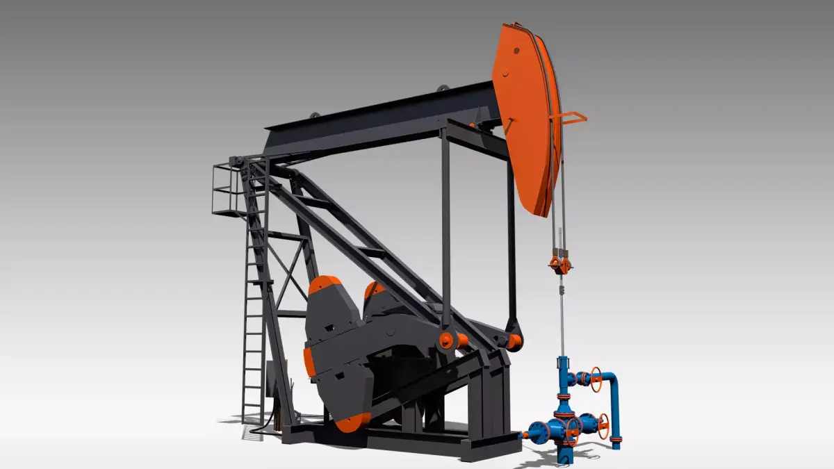 Mark II Pumpjack 3D model