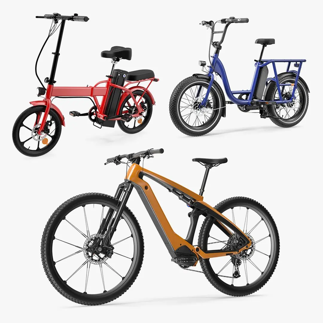 Electric Bikes Collection 3D model