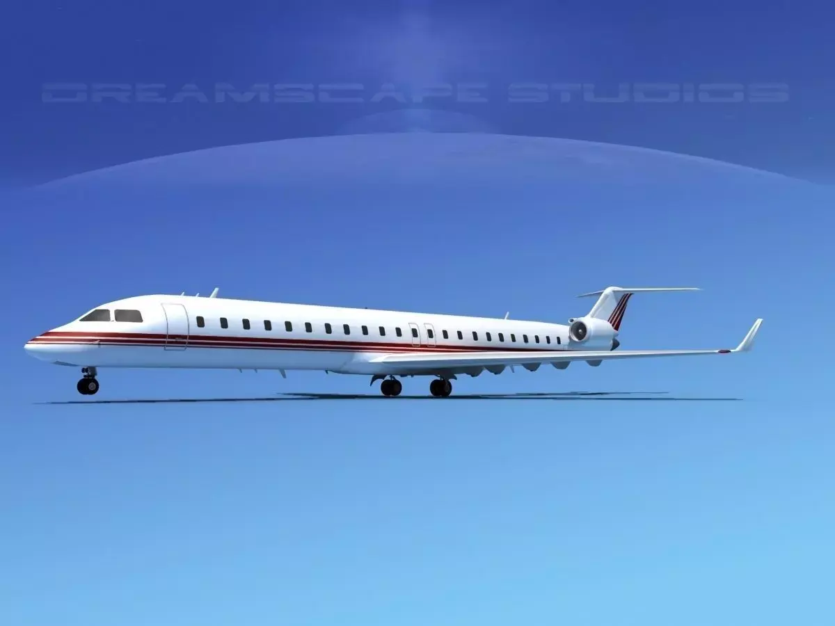 Bombardier CRJ900 Corporate 3 3D model