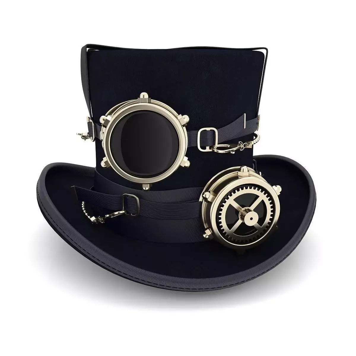 Wholesale Steampunk Hat Vintage Sombrero 3D model