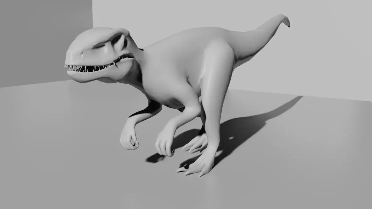 Raptor Animation 3D model