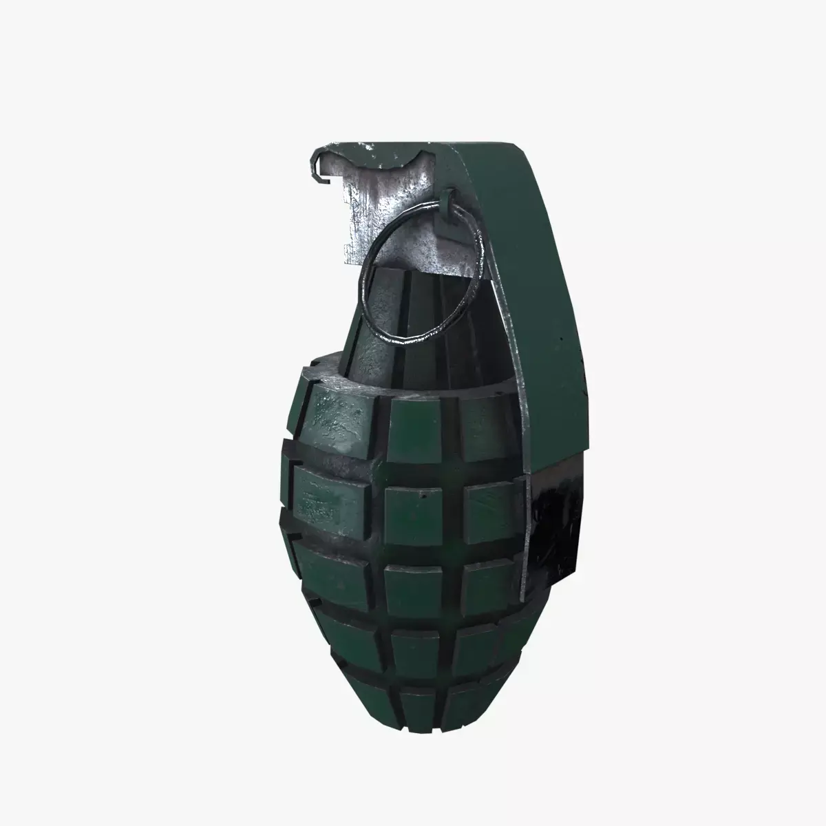 Grenade Low-poly 3D model 13
