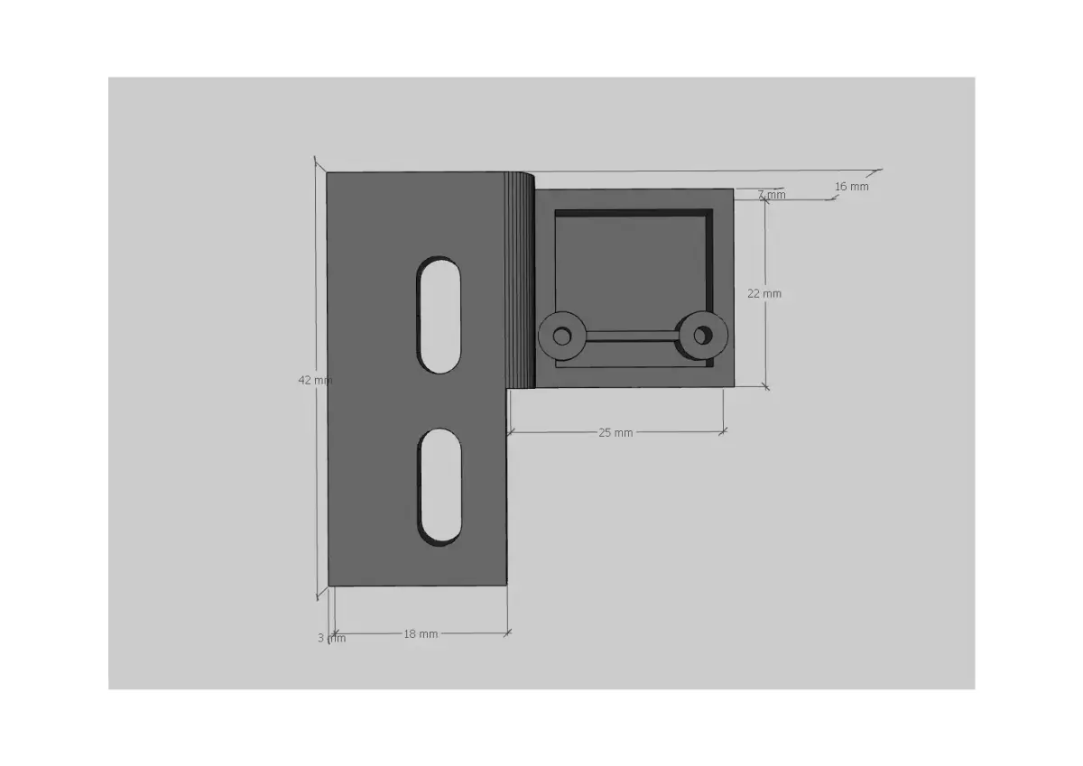Elegoo Neptune 2S Z Axis Extruder Sensor Mount 3D Printable Part 3D print model