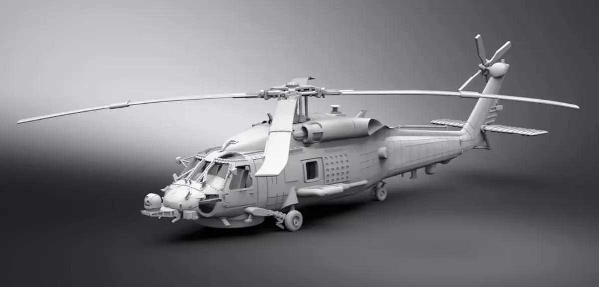 SH60B SeaHawk Scale model  3D print model
