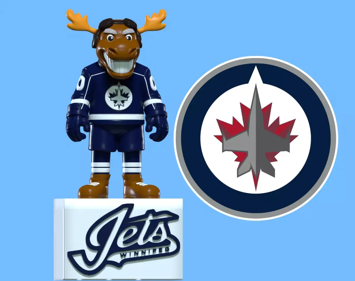 NHL - Winnipeg Jets mascot statue - decor 3D print model