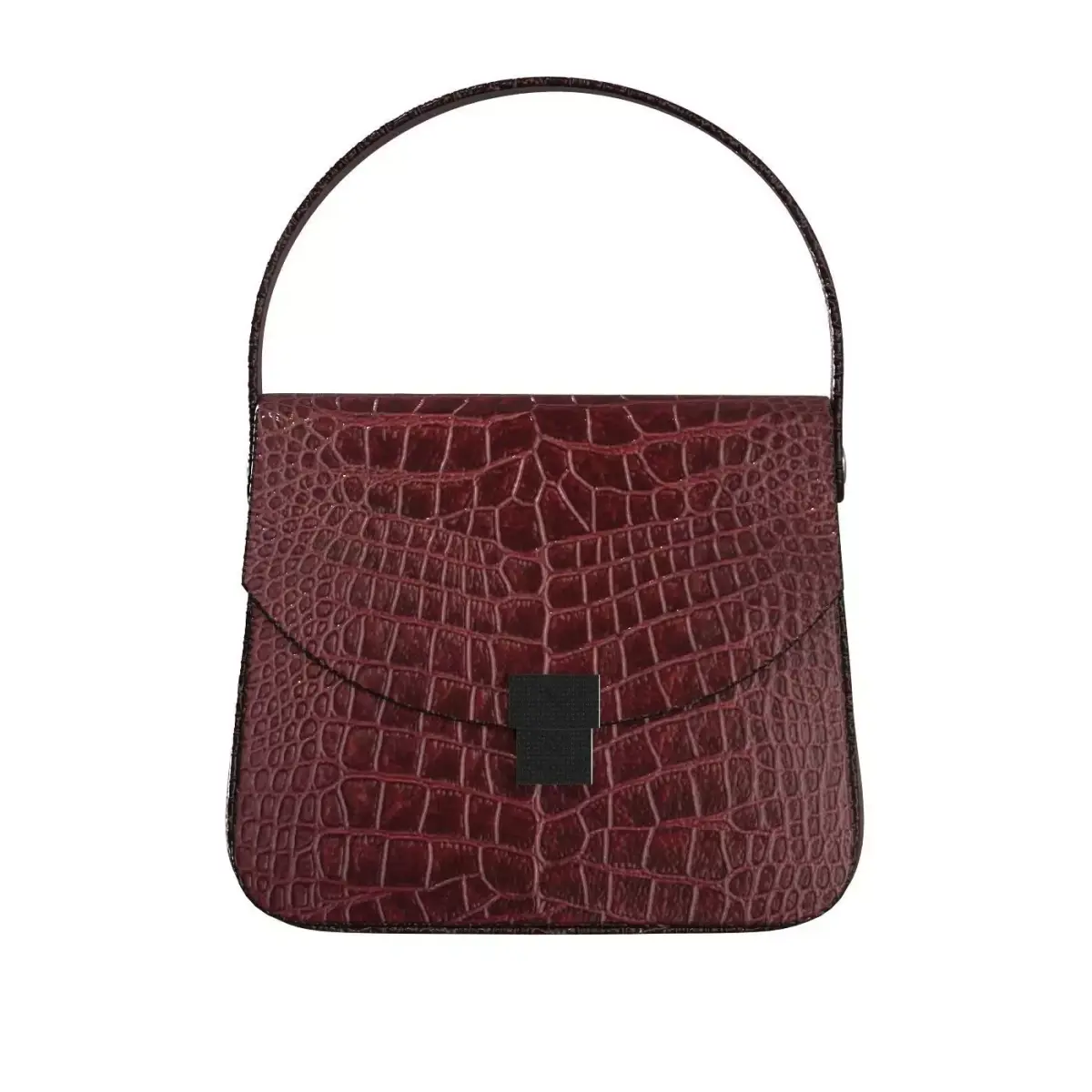 Burgundy Square Bag 3D model