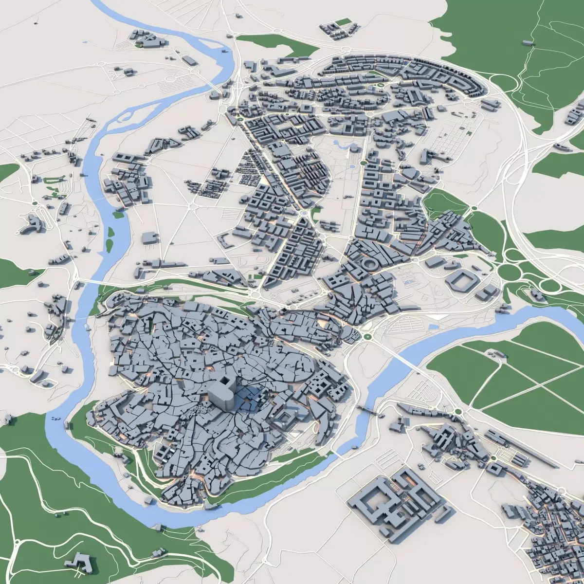 Toledo City Spain 3D model