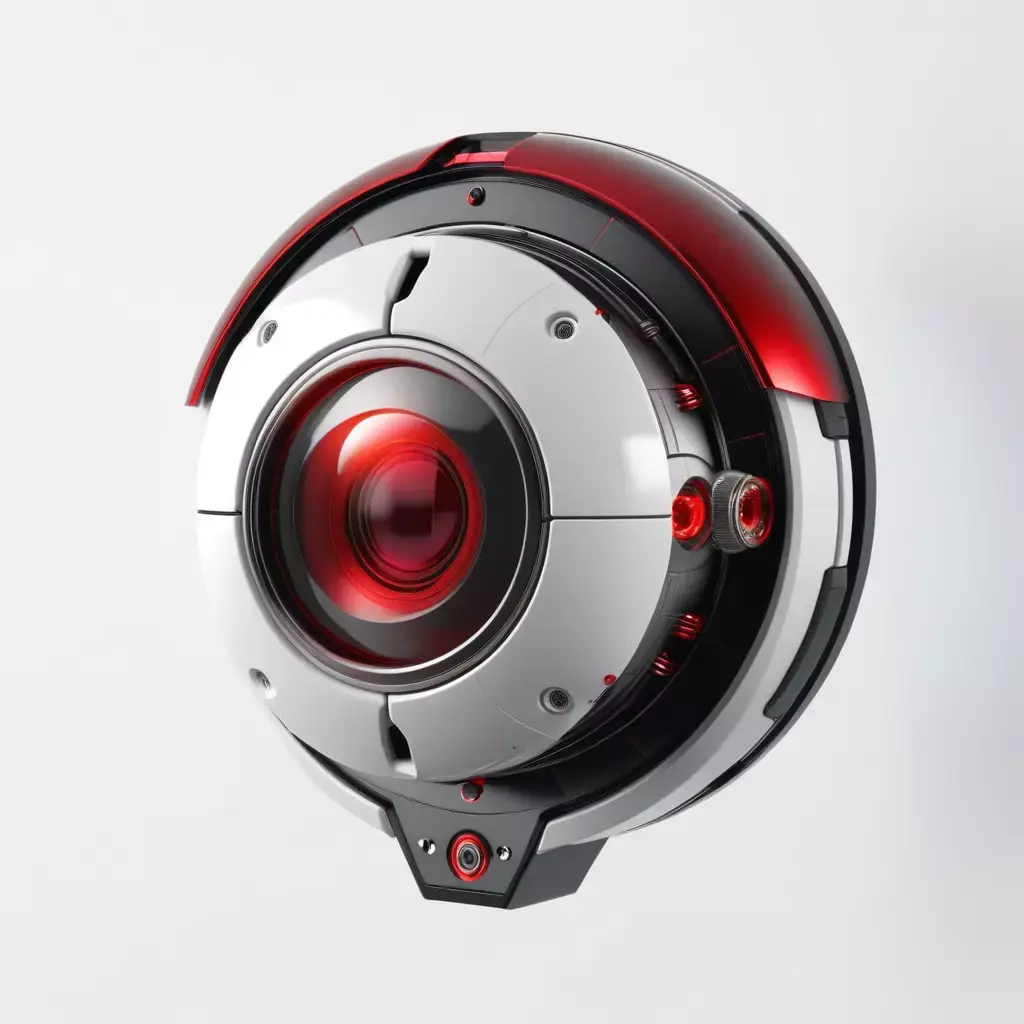 Futuristic Robotic Eye 3D Model 3D model