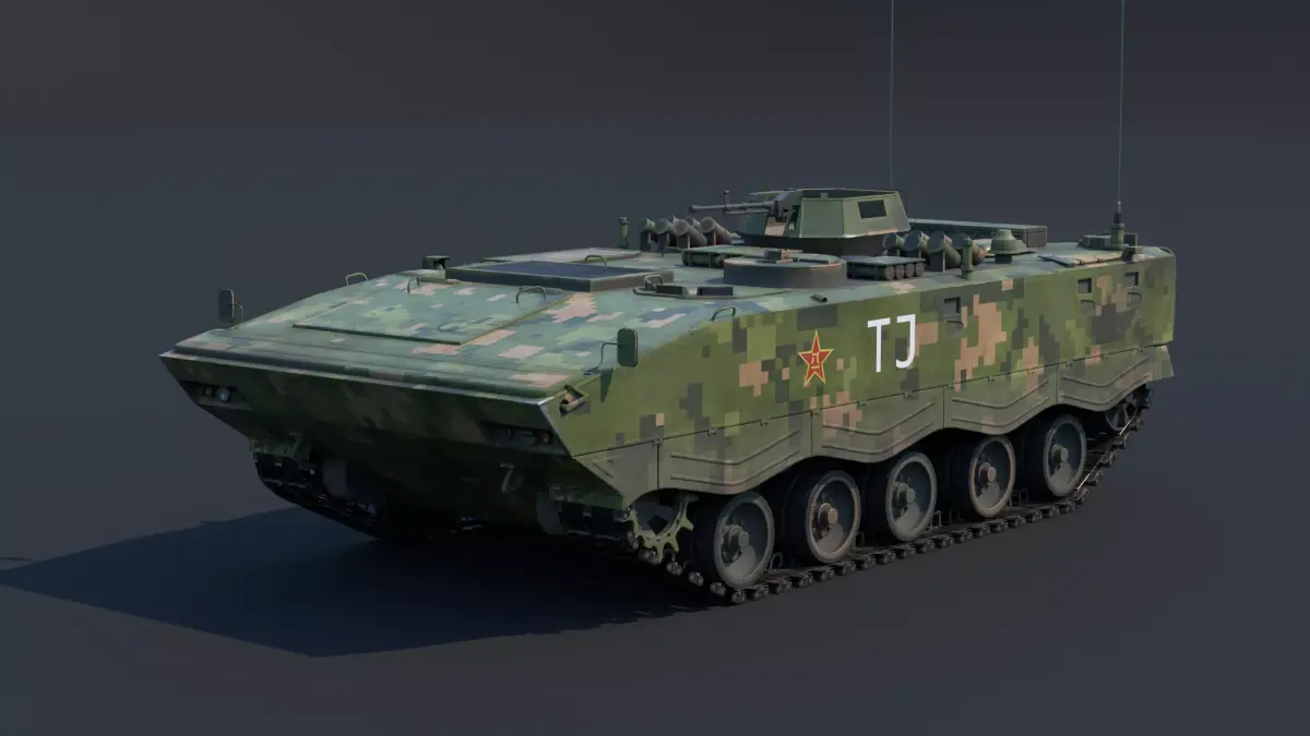 ZSD-89A APC Low-poly 3D model