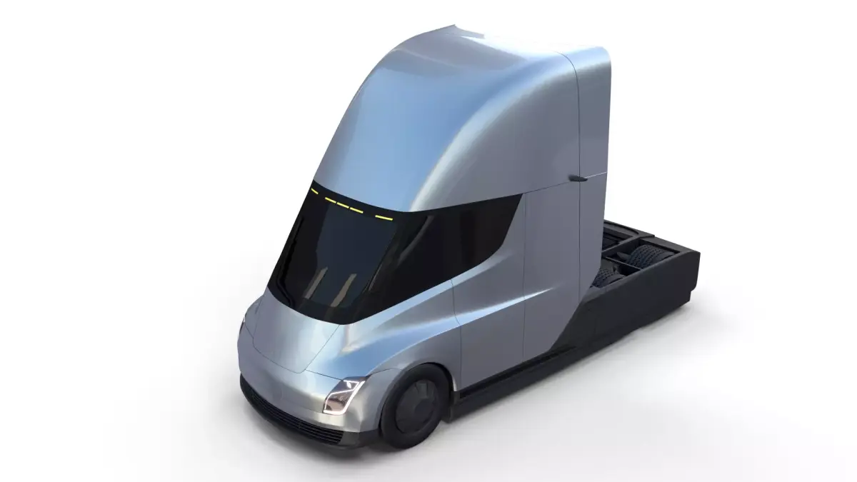 Tesla Truck Silver 3D model