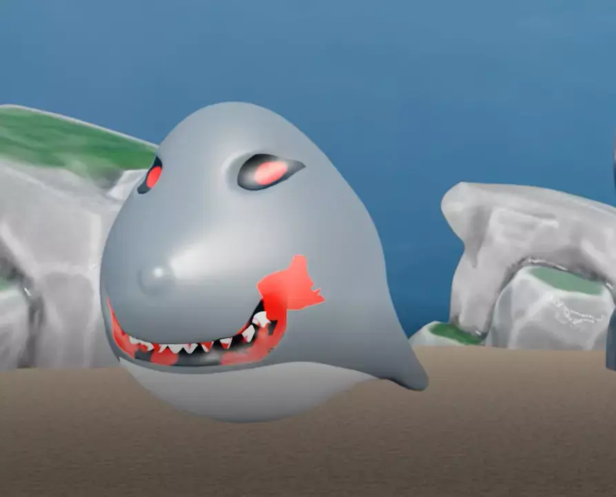 Shark 3D model 4