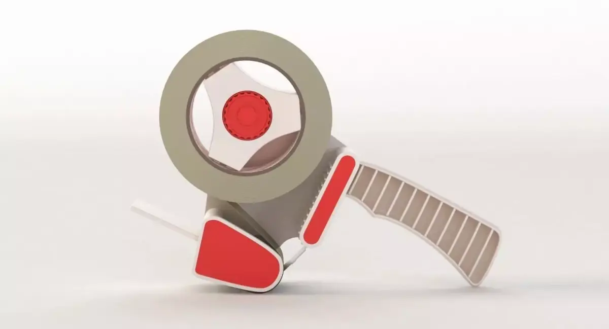 Carton Sealing Tape Dispenser Gun 3D model