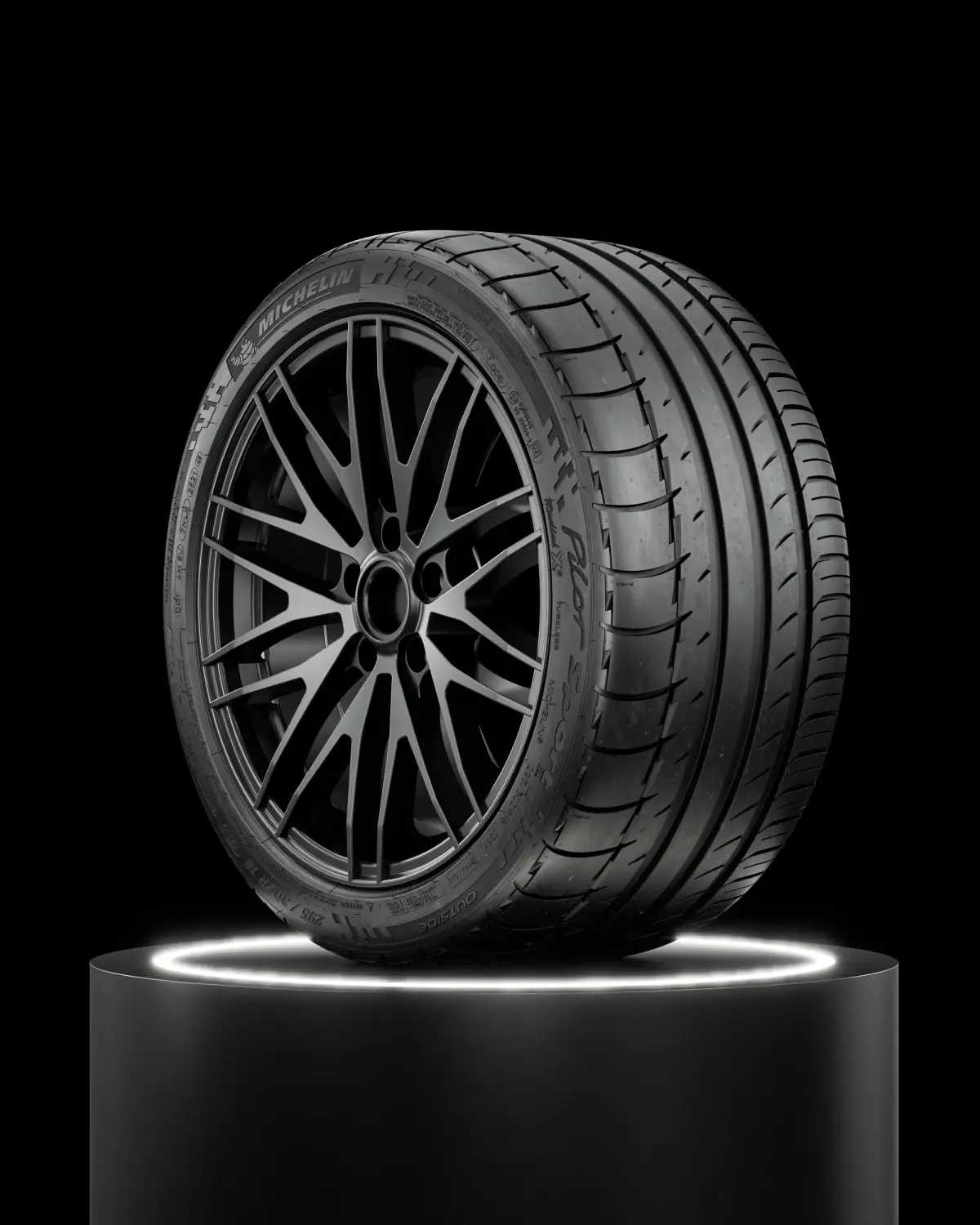Michelin Pilot Sport PS2 N3 295 30 ZR18 3D model